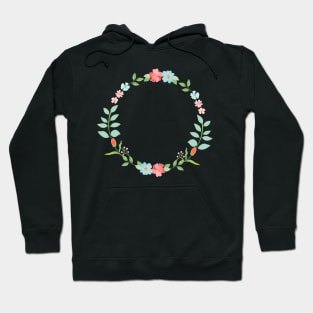 Floral wreath Hoodie